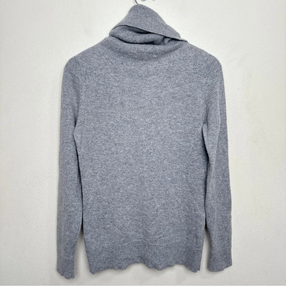 Michael Michael Kors Womens Small Turtle Neck Cashmere Grey Sweater - Picture 14 of 15
